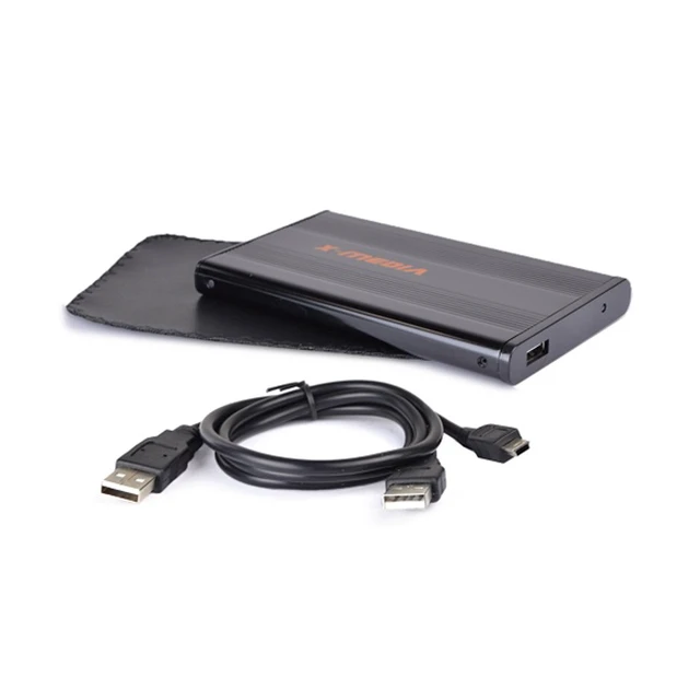 Alt view image 2 of 3 - X-Media 2.5" USB 3.0 Powered SuperSpeed SATA PC and Mac Hard Drive Enclosure