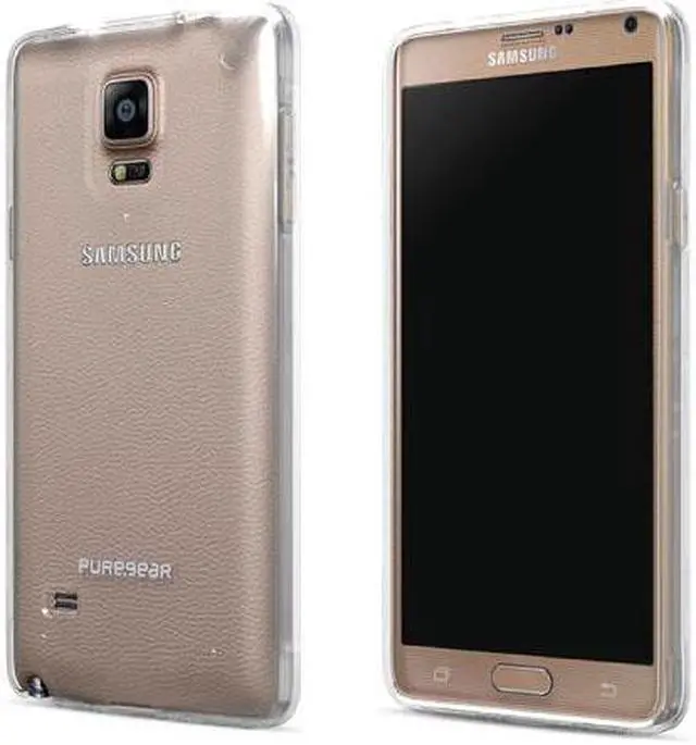 Alt view image 9 of 16 - PureGear Slim Shell Clear/Clear Case for Samsung Galaxy Note 4 60855PG