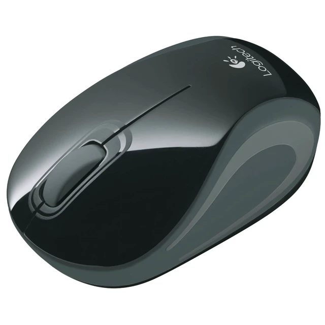 Alt view image 3 of 6 - Logitech M187 2.4Ghz Wireless 3 Button USB Optical Scroll Mini Mouse - Black