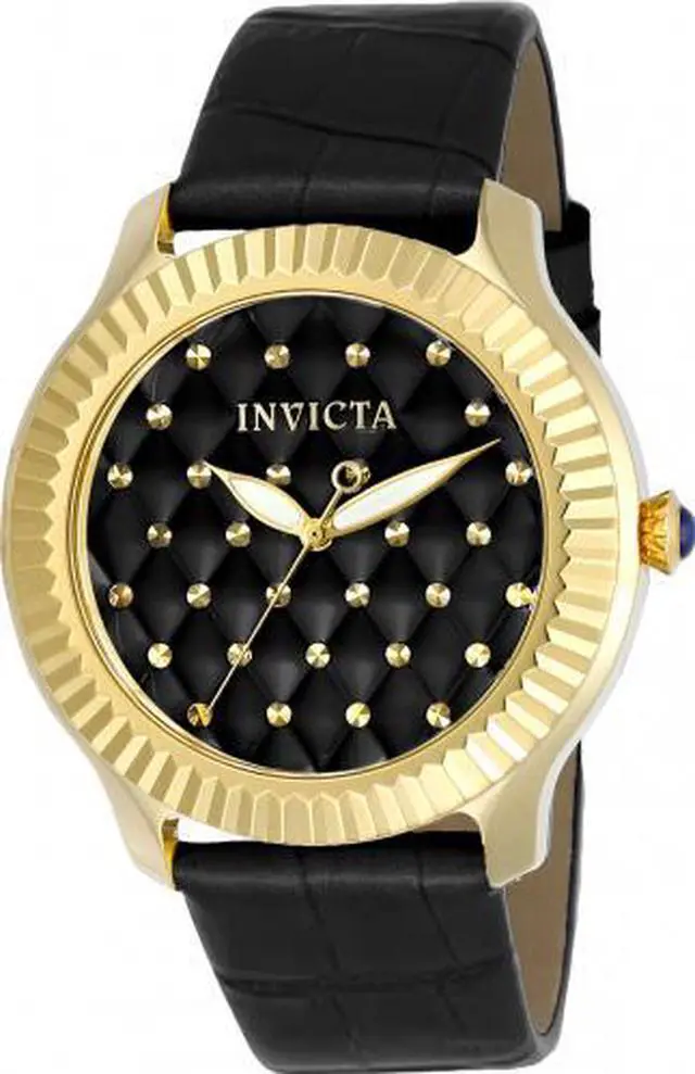 Alt view image 4 of 14 - Invicta 22971 Men's Pro Diver Chronograph Black Silicone Blue Dial Two-Tone Bezel Watch