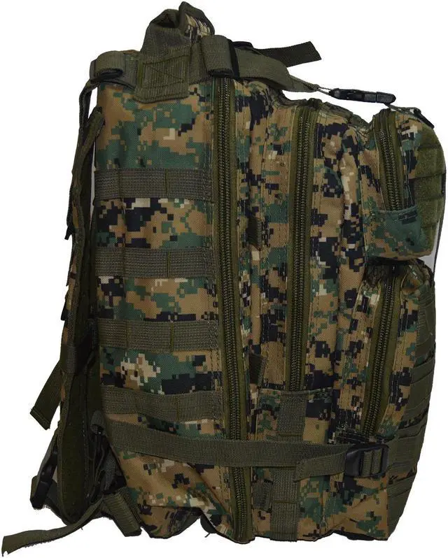Alt view image 3 of 5 - Every Day Carry Backpack Tactical Assault Bag EDC MOLLE Day Pack - Digital Camo