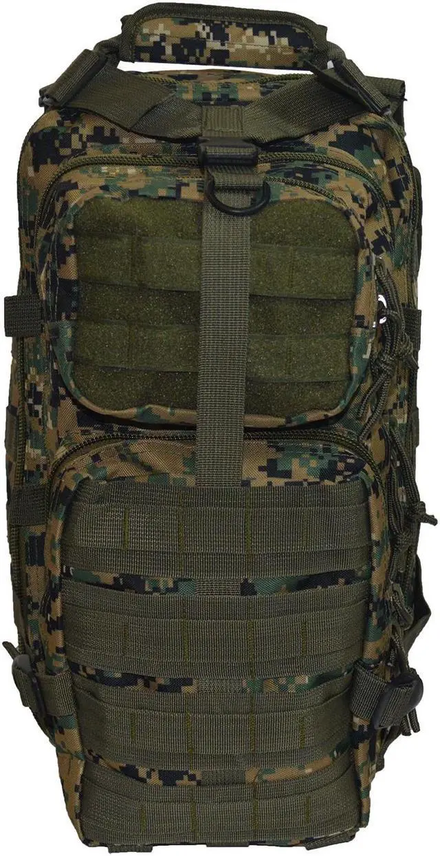 Alt view image 2 of 5 - Every Day Carry Backpack Tactical Assault Bag EDC MOLLE Day Pack - Digital Camo