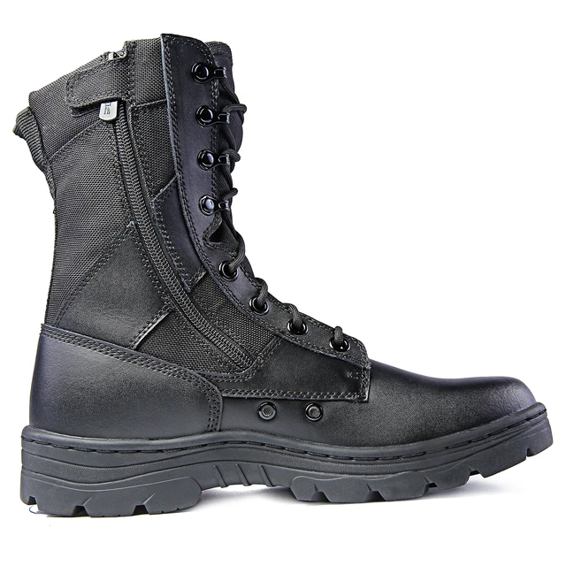 Alt view image 4 of 7 - Ridge 4105 Men's 8" Waterproof Leather Tactical Military Work Boot Black