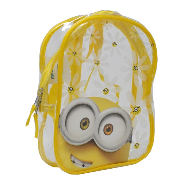 Alt view image 2 of 3 - 10" Back-to-School Despicable Me Minions 10-inch Mini Backpack Bag - Clear