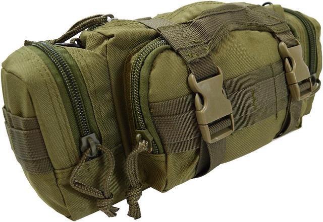 Every Day Carry TC15 Nylon Deployment Bag w/ Molle Straps - OD Green 