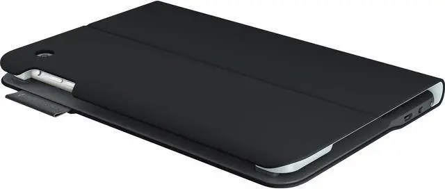 Alt view image 8 of 14 - Logitech 920-005893 Logitech Ultrathin Keyboard Folio (PU Leather) for iPad mini Carbon Black
