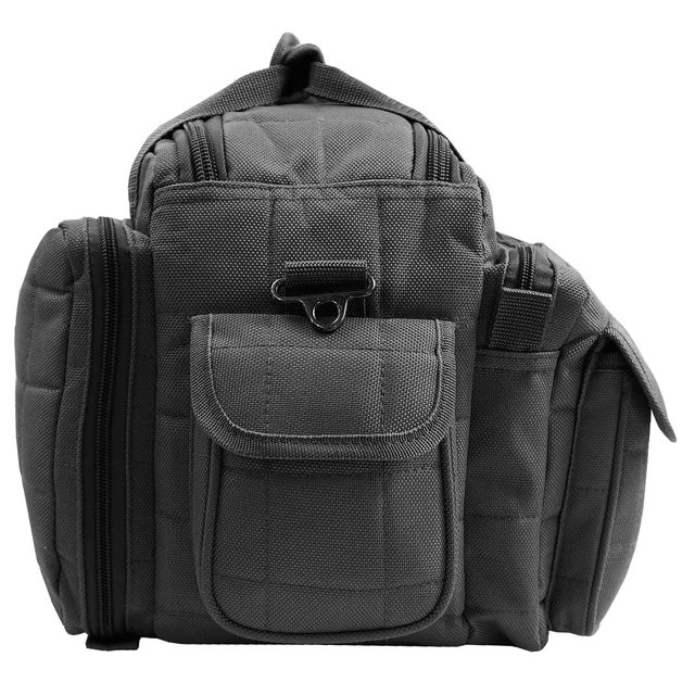 Alt view image 4 of 6 - Every Day Carry Tactical Shoulder Messenger Pistol Shooting Range Bag - Black