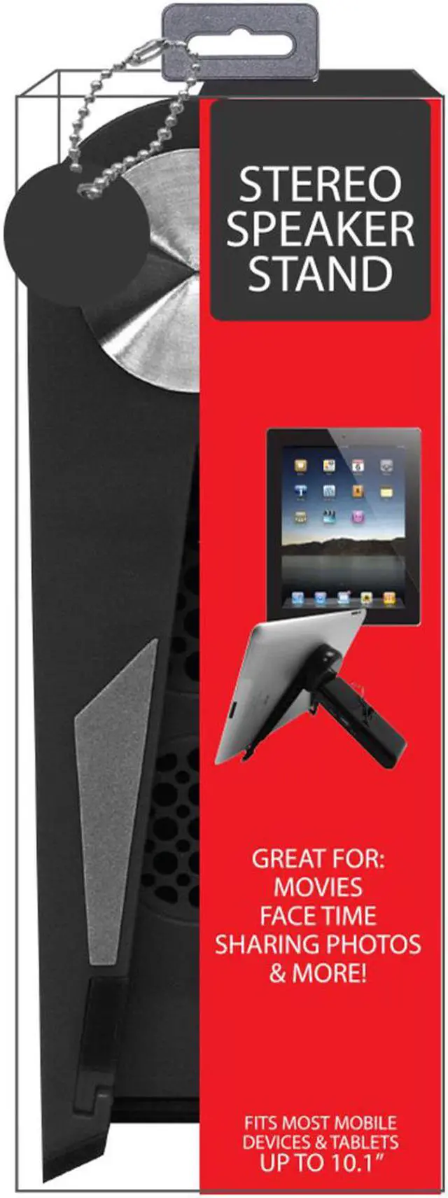 Alt view image 3 of 6 - Hype Stereo 3.5mm Speaker 10.1" iPad,Tablet & Cell Phone Adjustable Tripod Stand