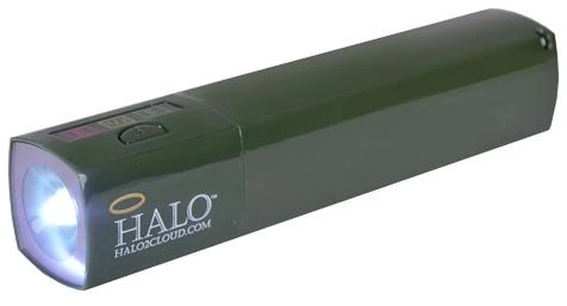 Main image of Halo Pocket Power Starlight 3000 USB 2 Power Bank w/ Flashlight - Green