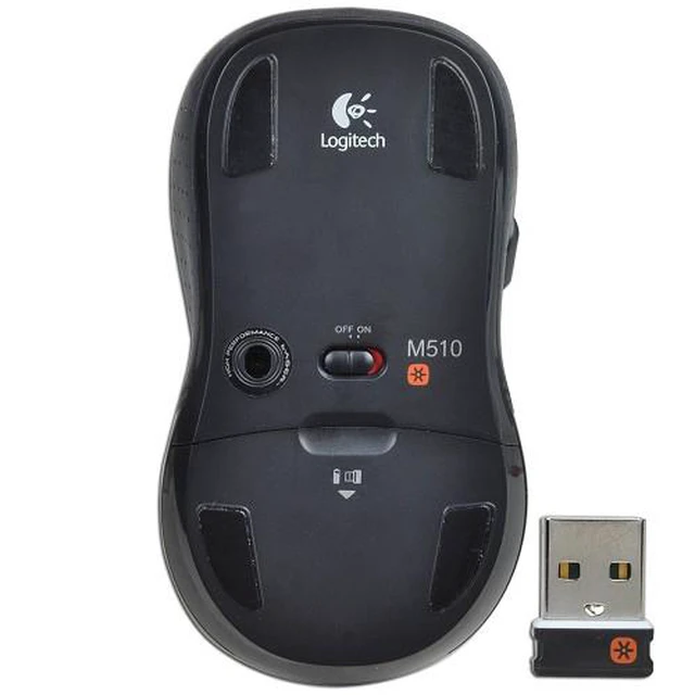 Alt view image 4 of 4 - Logitech M510 7-Button Wireless Laser Scroll Mouse W/Tilt Wheel & Zoom - Black