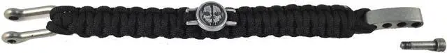 Alt view image 4 of 5 - Call of Duty Ghosts Tactical Versatile Paracord Strap Bracelet - Black 30 Pack