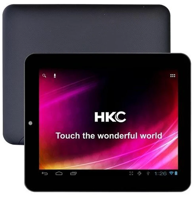 Main image of HKC Dual-Core 1.5GHz 8GB 8" Touchscreen Google Android 4.1 WiFi Tablet - Black