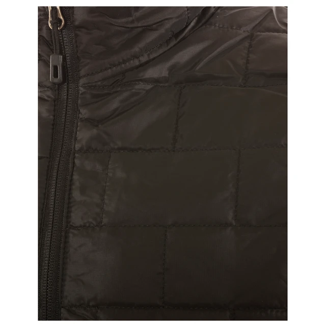 Alt view image 5 of 5 - Men's Puffer Quilted Water Repellent Full Zipper Packable Vest Jacket Coat - Black - Small