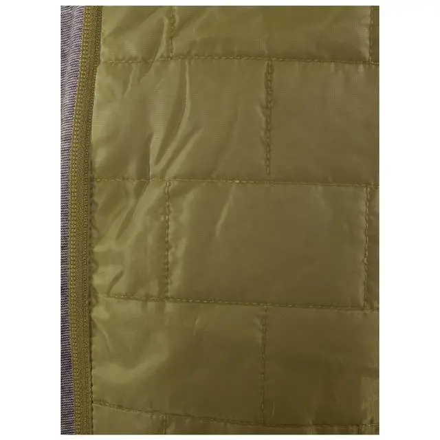 Alt view image 4 of 7 - Men's Puffer Quilted Water Repellent Full Zipper Packable Vest Jacket Coat - Green - Large