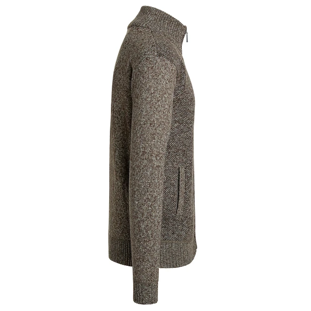 Alt view image 2 of 4 - Men's Full Zip Fleece Jacket Polyester Warm Winter Casual Coat Size Small - New