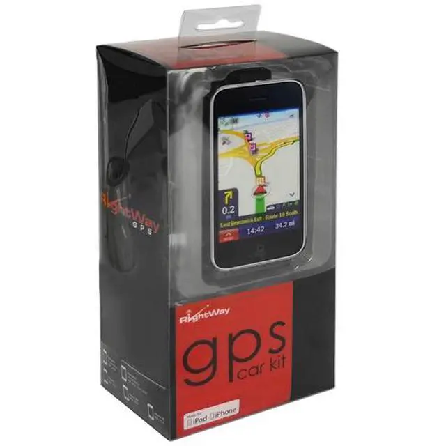 Alt view image 3 of 6 - RightWay GPS Car Kit w/ Bluetooth & Dock Connector