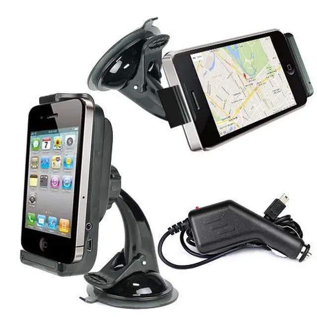 Alt view image 2 of 6 - RightWay GPS Car Kit w/ Bluetooth & Dock Connector