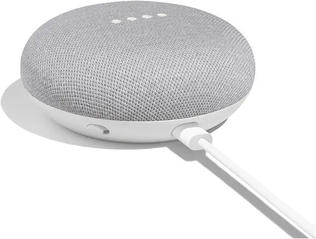 Alt view image 6 of 8 - 2 Pack Google Home Mini Personal Home Assistant Digital Media Streamer - Chalk