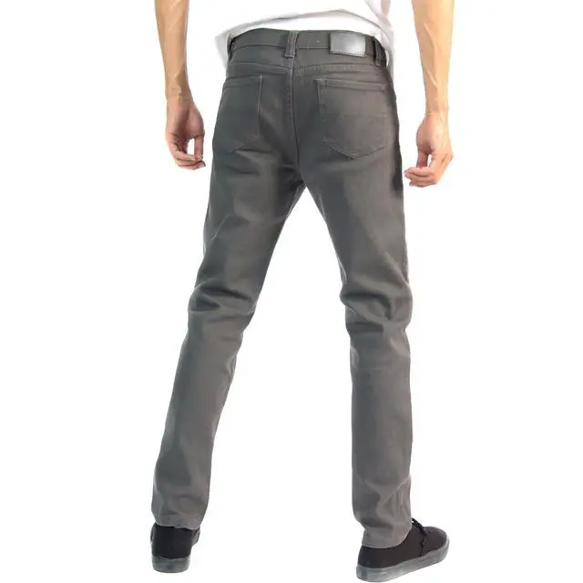 Alt view image 2 of 7 - Alta Designer Fashion Mens Slim Fit Skinny Denim Jeans - Grey - Size 36