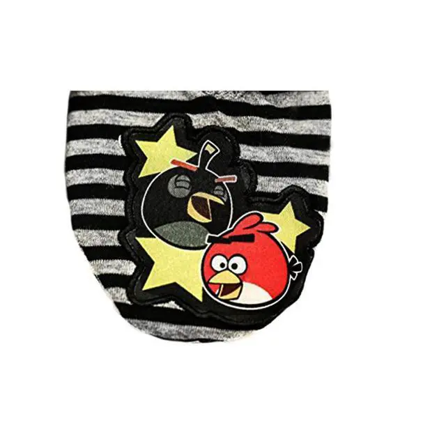 Alt view image 2 of 6 - Angry Birds "SQUAK AMONGST YOURSELVES" Slipper Stripe Socks - Size 2 - 3 M/L