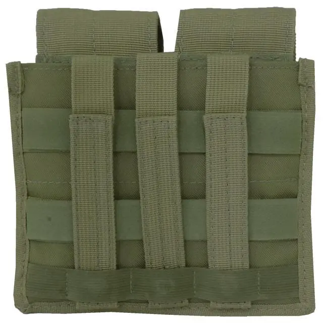 Alt view image 3 of 6 - Every Day Carry Tactical MOLLE Webbing 5.56 Dual Rifle Magazine Pouch - OD Green