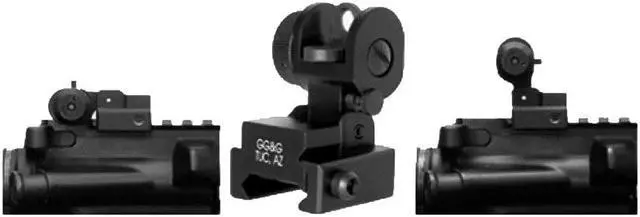 Alt view image 4 of 4 - GG&G A2 Back Up Iron Sight
