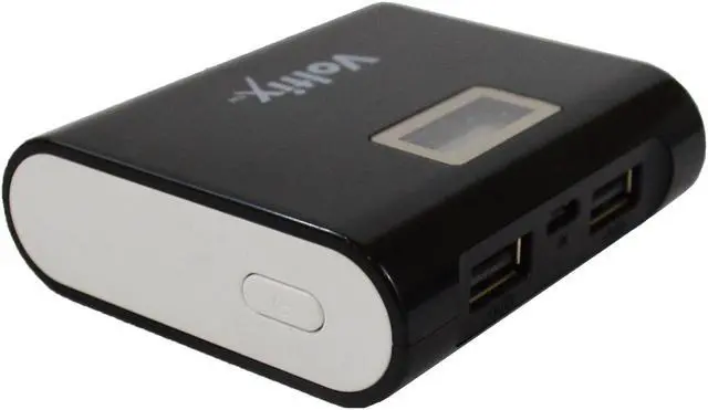 Alt view image 2 of 2 - Xit Group Voltix Dual USB Electronics LED Power Charger (5200mAh) - Black