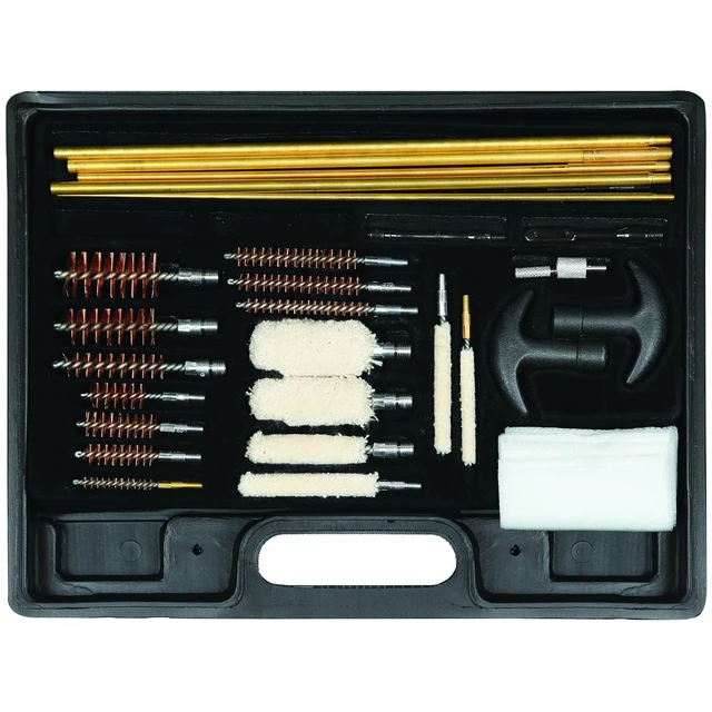 Alt view image 3 of 3 - Allen Company 37 Piece Universal Gun Cleaning Kit in Molded Tool Box 70562