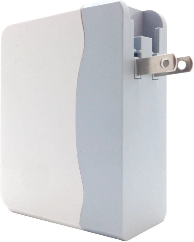 Alt view image 3 of 3 - Hype 5 Port Compact Travel USB Charging Station Folding Adapter Wall Charger