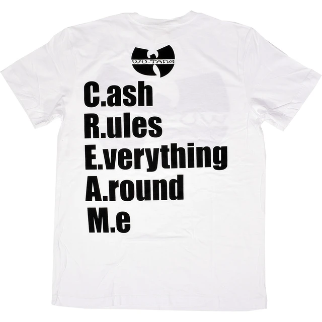 Alt view image 2 of 2 - Wu-Tang Clan Cream Hip-Hop Music Memorabilia Men's White T-Shirt - XL