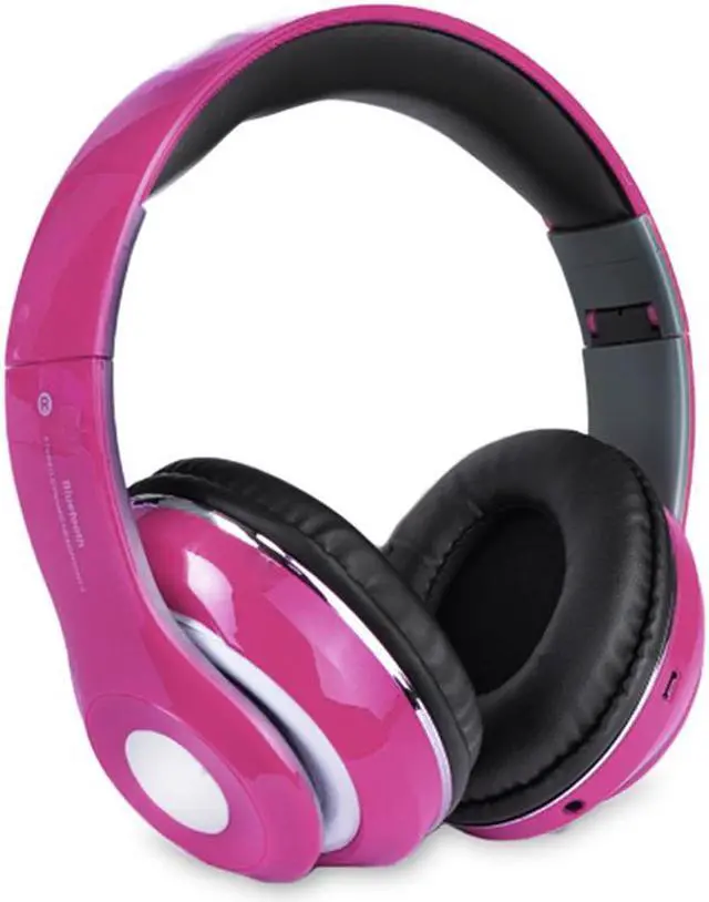 Main image of Bluetooth Wireless with Mic FM Tuner Memory Card Slot Over Ear Headset Headphone