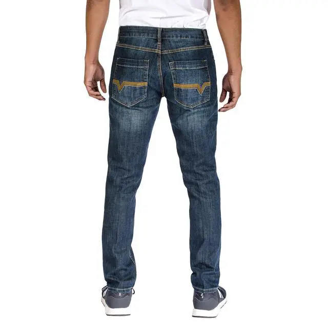 Alt view image 3 of 6 - Alta Denim Men's Stretch Skinny Slim Fit 5-Pocket Fashion Jeans, Dark Vintage Wash - 30 W x 32 L