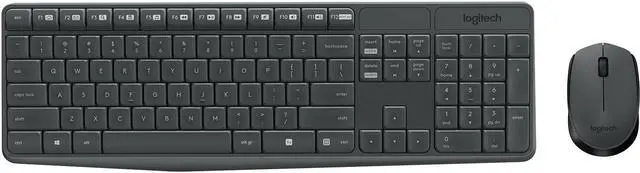 Main image of Logitech MK235 2.4GHz Wireless USB Keyboard & Optical Mouse - Gray - 920-007897