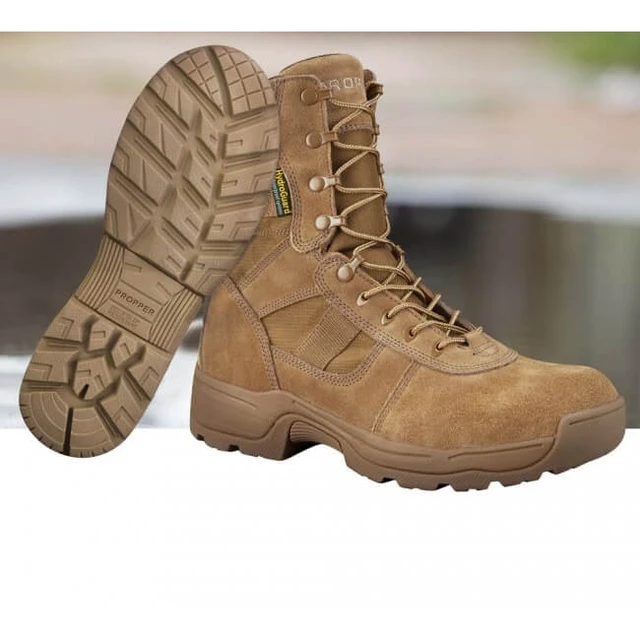 Alt view image 4 of 5 - Propper SERIES 100 8" Waterproof Tactical Hiking Army Military Boots - Coyote