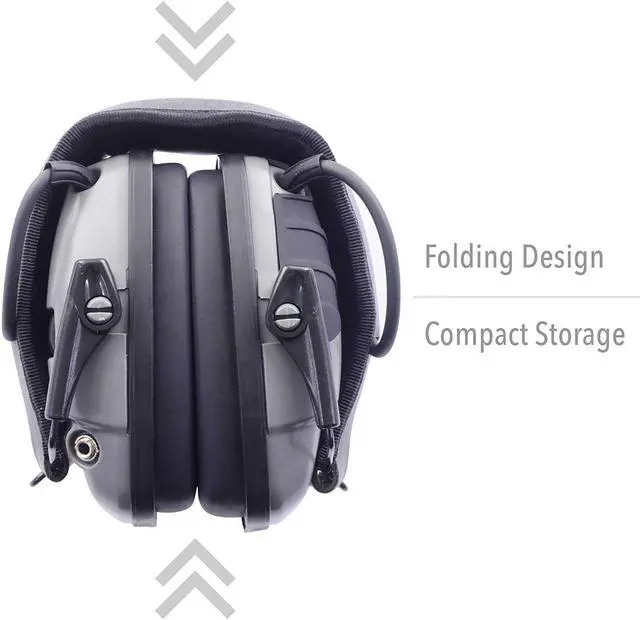 Alt view image 14 of 20 - Howard Leight Impact Sport Bolt, Earmuff, Gray, Electronic, Folding R-02232