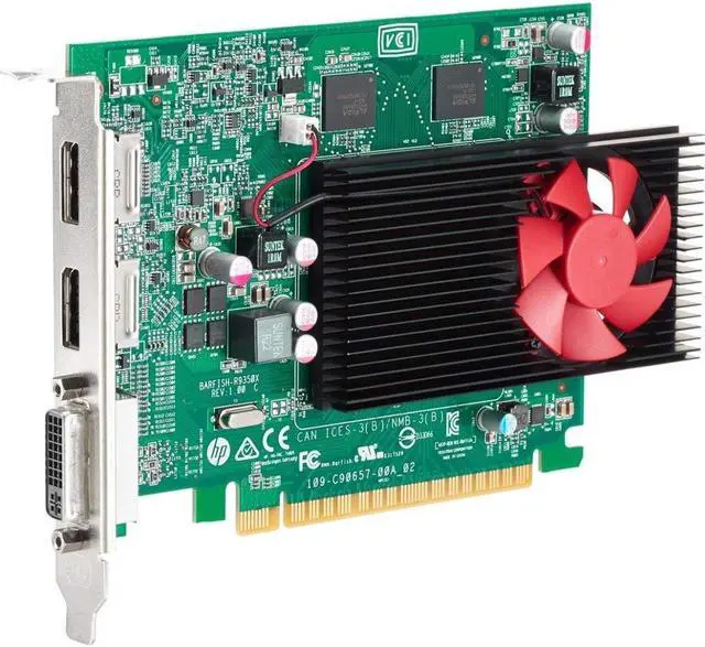 Alt view image 2 of 2 - HP Radeon R9 350 Graphic Card - 2 GB - PCI Express 3.0 x16