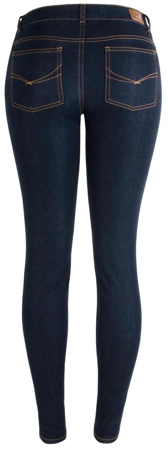 Alt view image 2 of 3 - Altatac Skinny Jeans Designer Fashion Stretch Denim Pants for Girls - Indigo, W23, US Size 00