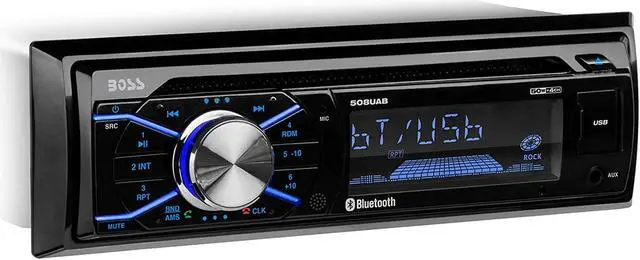 Alt view image 14 of 20 - BOSS Audio 656BCK 508UAB CD/MP3 AM/FM Receiver With USB and SD Memory Card Ports Plus one Pair of 6.5" Speakers
