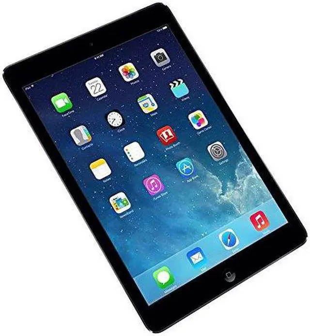 Alt view image 4 of 9 - Apple iPad Air WiFi 16GB iOS 7 9.7" Tablet - MD785LL/A - Space Gray