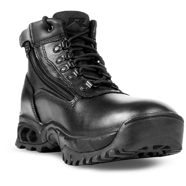 Alt view image 3 of 4 - Ridge Men's 6" Waterproof Leather Tactical Military Work Boot Black Non-Slip New