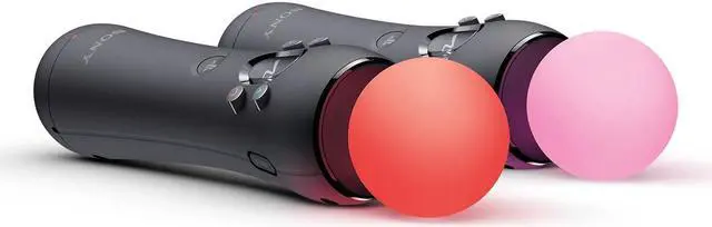 Alt view image 2 of 2 - Sony PlayStation 4 Move Motion Bluetooth Controller - Two Pack (Old Version)