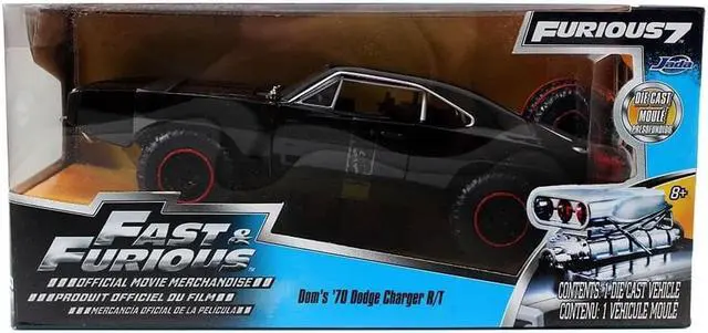 Alt view image 3 of 5 - Fast & Furious 1:24 Die-Cast Vehicle: Dom's '70 Dodge Charger R/T Off Road