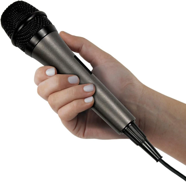 Alt view image 3 of 4 - Singing Machine SMM-205 Uni-directional Dynamic Karaoke Microphone w/ 10 ft Cord