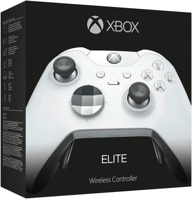 Main image of Microsoft Xbox One Elite Wireless Controller - Platinum White