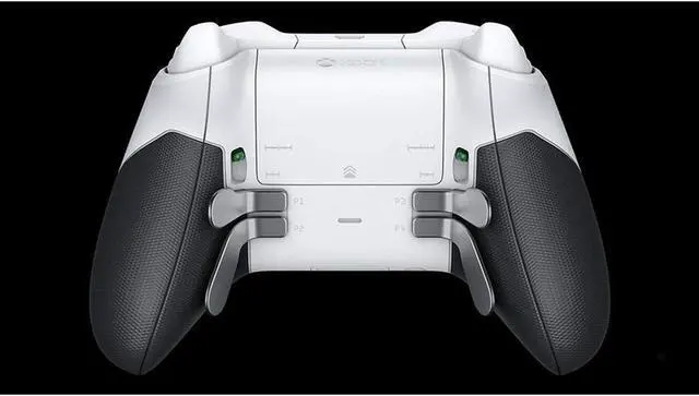 Alt view image 7 of 8 - Microsoft Xbox One Elite Wireless Controller - Platinum White