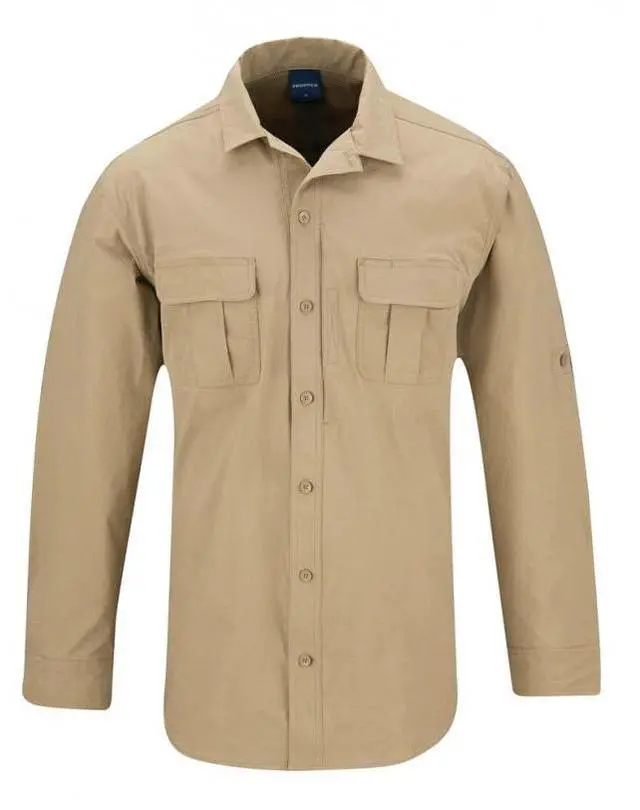 Main image of Propper Summerweight UPF 50 Durable Tactical Shirt-Long Sleeve-Khaki-XS-R