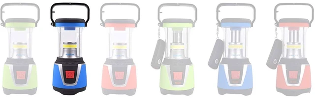 Alt view image 7 of 7 - Vibelite LED Camping Lantern Portable Rechargeable Outdoor Emergency Light Blue