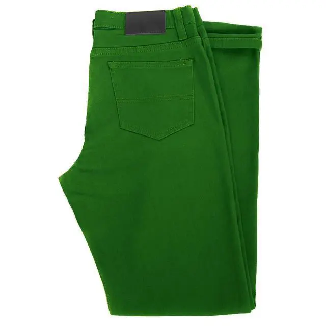 Alt view image 3 of 6 - Alta Designer Fashion Mens Slim Fit Skinny Denim Jeans - Green - Size 32