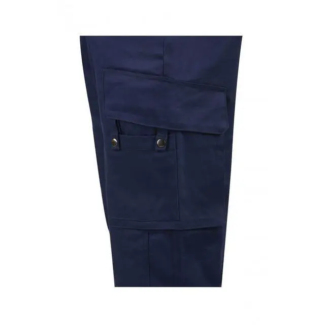 Alt view image 5 of 7 - Propper Fire Resistant Reflective Extrication Suit w/Padded Knees-Navy-4XL-L