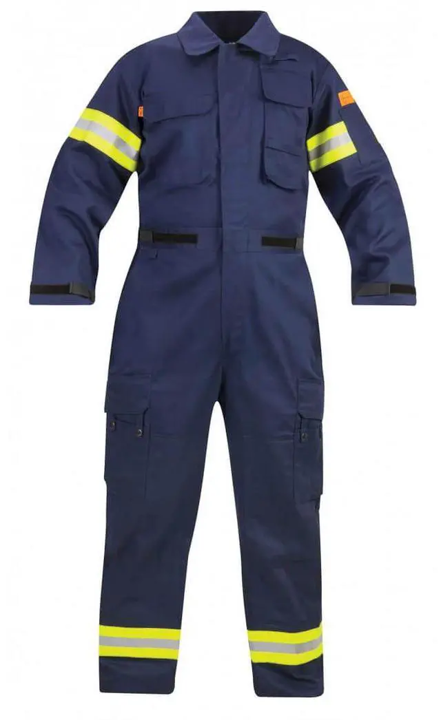 Main image of Propper Fire Resistant Reflective Extrication Suit w/Padded Knees-Navy-4XL-L